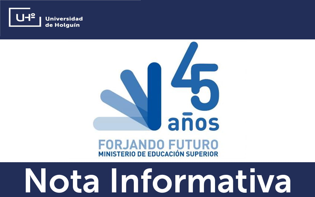 Nota informativa del Ministerio de Educación Superior