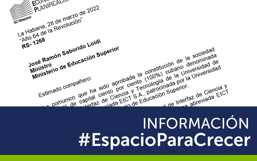 Aprueban constitución de Sociedad de Interfaz de Ciencia y Tecnología de la Universidad de Holguín